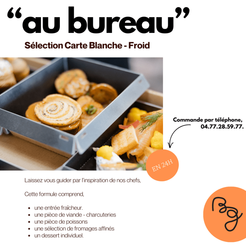 Plateau Repas - Carte Blanche - Froid - 24H