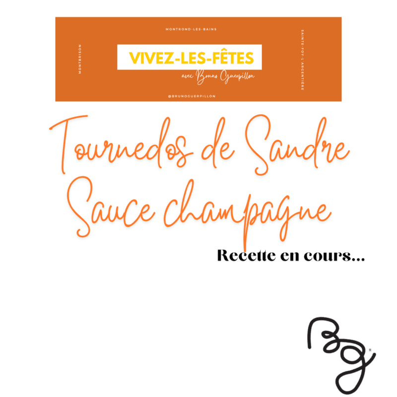 Tournedos de Sandre, sauce champagne